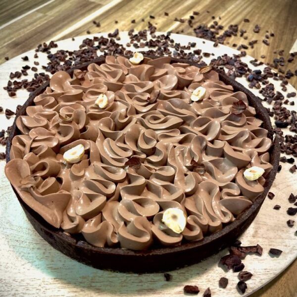 Big chocolate tart